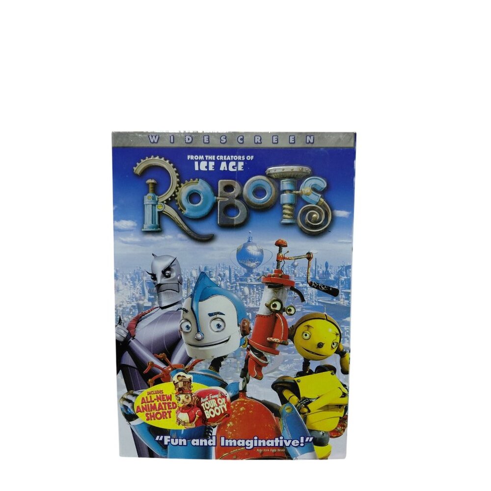 Robots DVD Widescreen Ice Age Creators Animated Movie Family Comedy Adventure